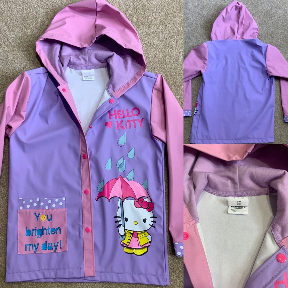 Hello Kitty Raincoat Size S/M